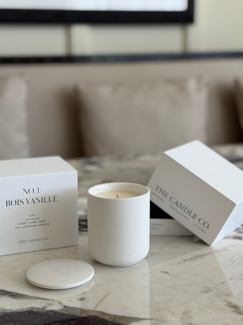 300g | Coconut & Soy Wax Candle | Bois Vanillé