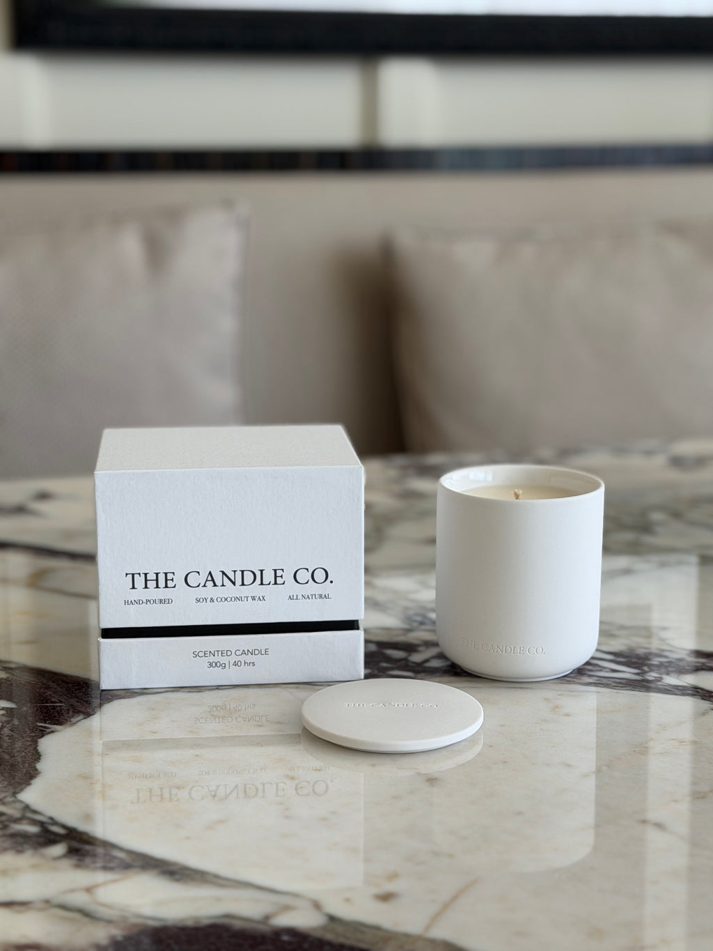 300g | Coconut & Soy Wax Candle | Bois Vanillé