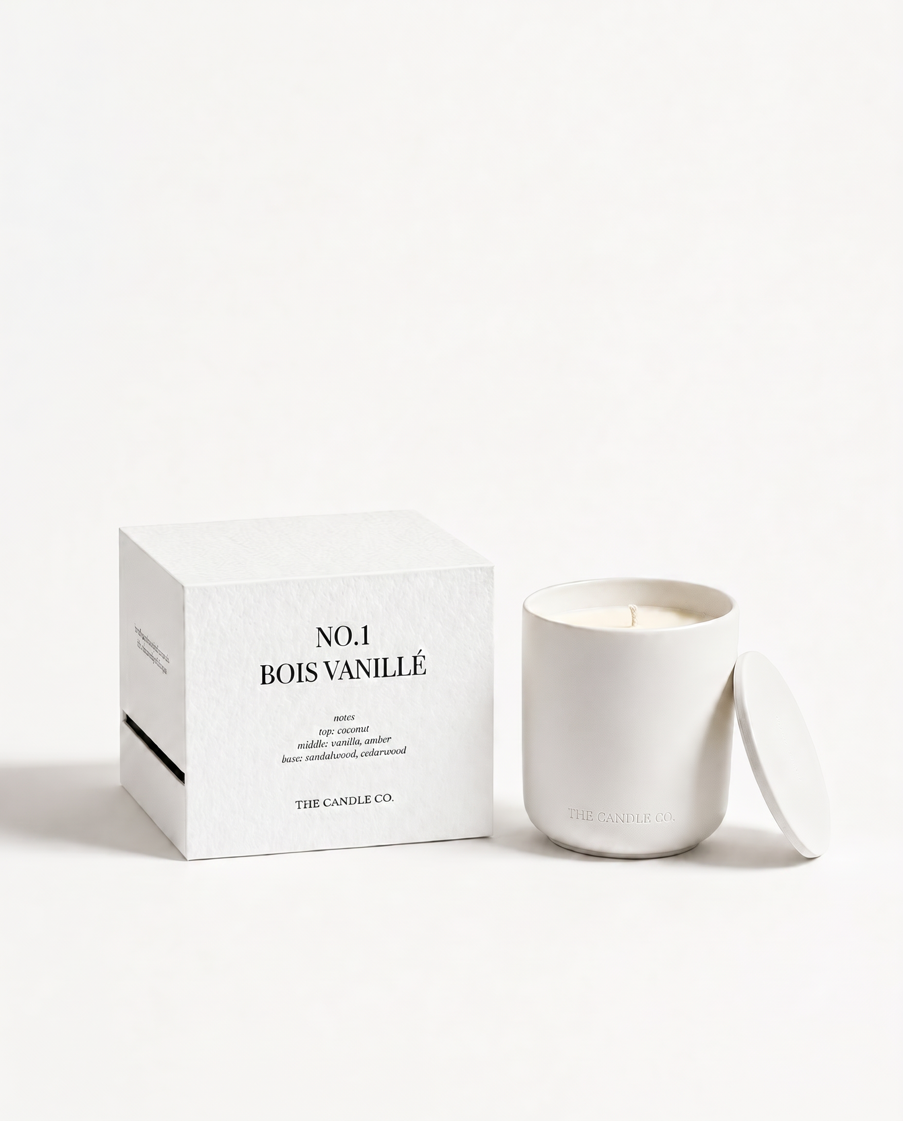 300g | Coconut & Soy Wax Candle | Bois Vanillé